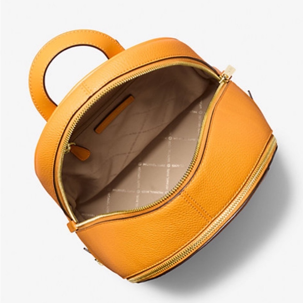 Michael Kors Mustard Backpack with Patches - Picture 12 of 14
